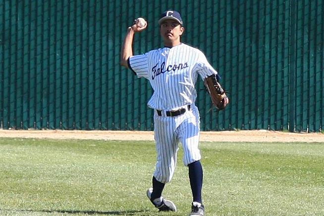 File Photo: OF Johnny Martinez drove in the game-winning runs with a two-run single to help beat Fresno City