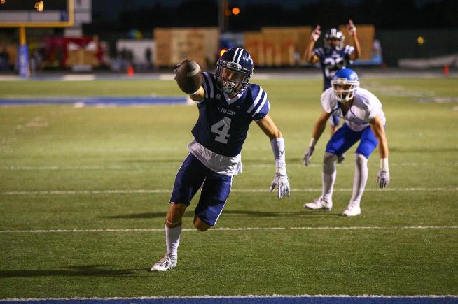 Brandon Ezell takes it to the house with his pick-six against Santa Monica