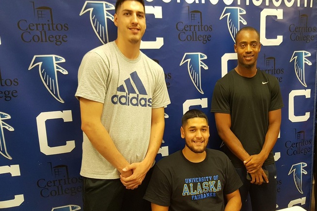 (L-R) Cristian Perez, Salvador Carlos & Tyler Payne have all signed National Letters of Intent