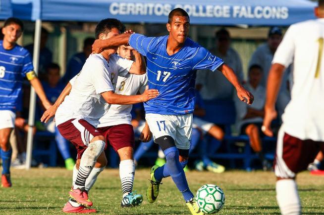 File Photo: Christian Carrillo had a four-point game in the Falcons 8-2 win over Pasadena City
