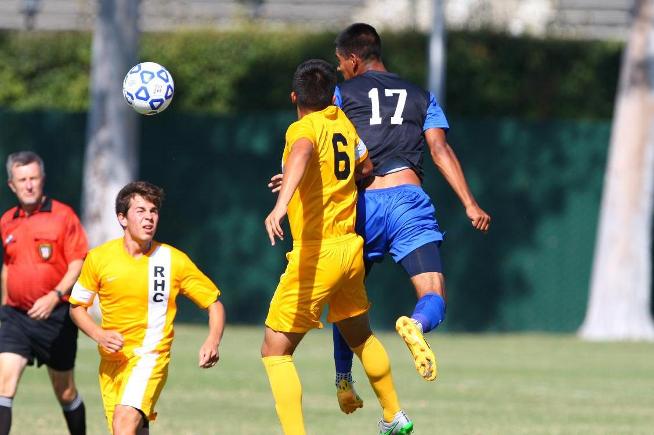 File Photo: Christian Carrillo scored a pair of goals in the Falcons win