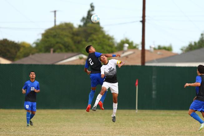 Hector Jimenez (2) helped the Falcons to a 1-1 tie with Taft
