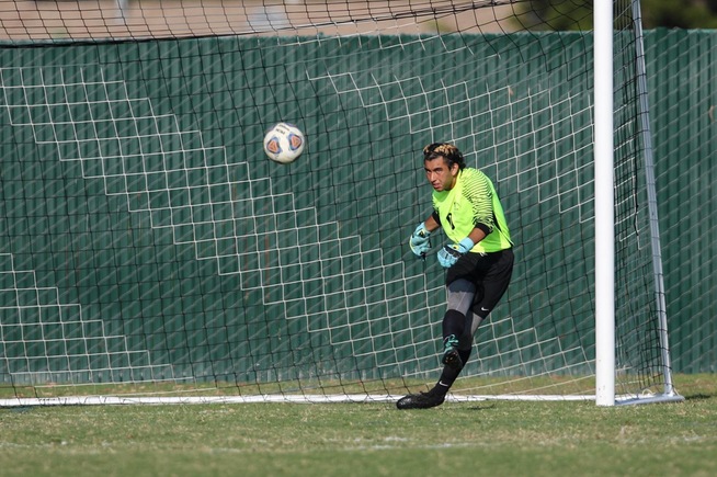 File Photo: Jordan Aldama posted four saves in a 0-0 draw with Hartnell