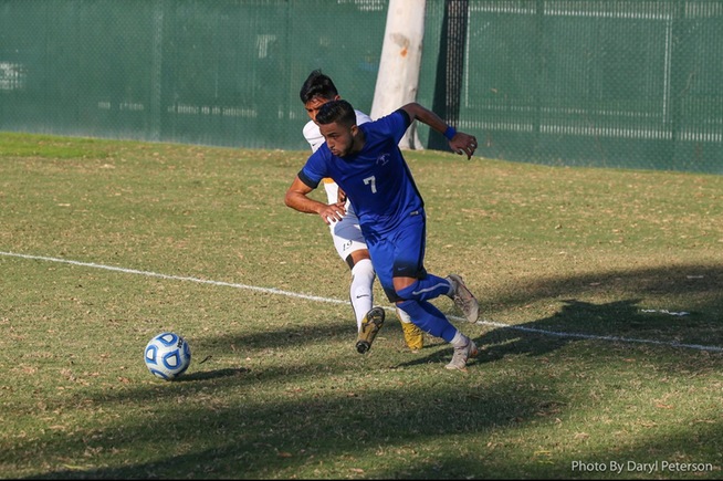 Alberto Carrillo assisted on two first half goals in the Falcons 6-1 win