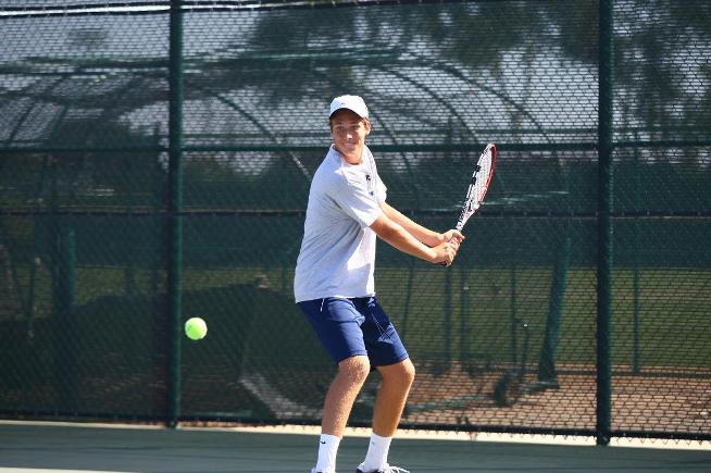 File Photo: Nathan Eshmade remained undefeated on the season with his win in singles and doubles play