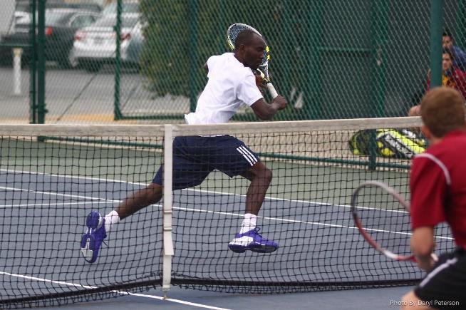 File Photo: The Falcon men's tennis team dropped a 7-2 decision to #1-ranked Irvine Valley