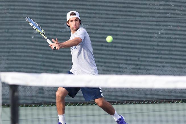 File Photo: The Falcon men's tennis team posted a 6-3 win over Mt. SAC