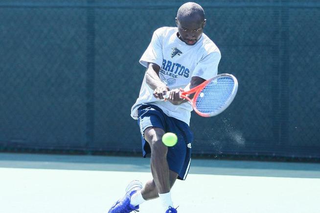 Falcon singles player Amadi Kagoma is seeded #4 for the state tournament