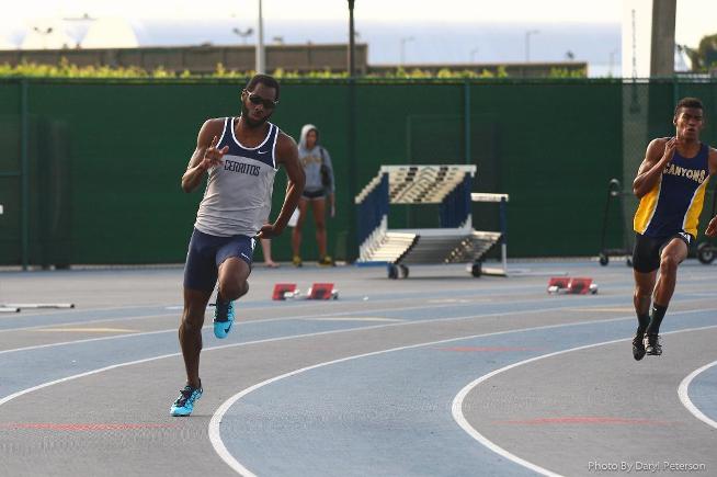 File Photo: Terrell White came in second place in the 200 meters