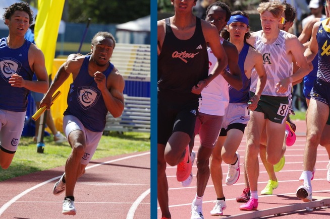 Falcon men's track and field team took part in the Triton Invitational at UC San Diego