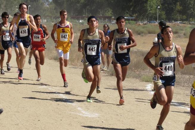 File Photo: Jonathan Bazinet (440) helped the Falcons finish in third place at the San Diego Invitational