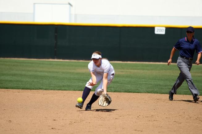 File Photo: Ashley Miller hit a grand slam against SD Mesa, but the Falcons were eliminated from the playoffs, 9-8
