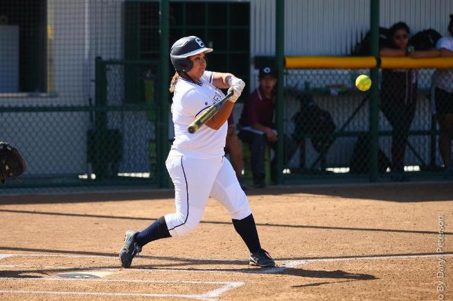 File Photo: Ariana Mejia had a pair of hits and two walks in the Falcons loss to Glendale