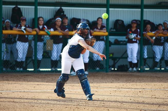 File Photo: Krystal Purkey hit a home run and scored twice, as the Falcons came back to beat Mt. SAC