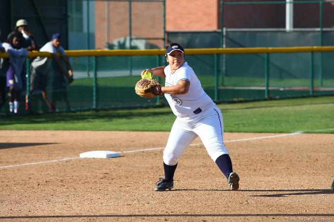 File Photo: 3B Ariana Mejia drove in three runs and made four defensive plays in the Falcons 11-6 win over Compton
