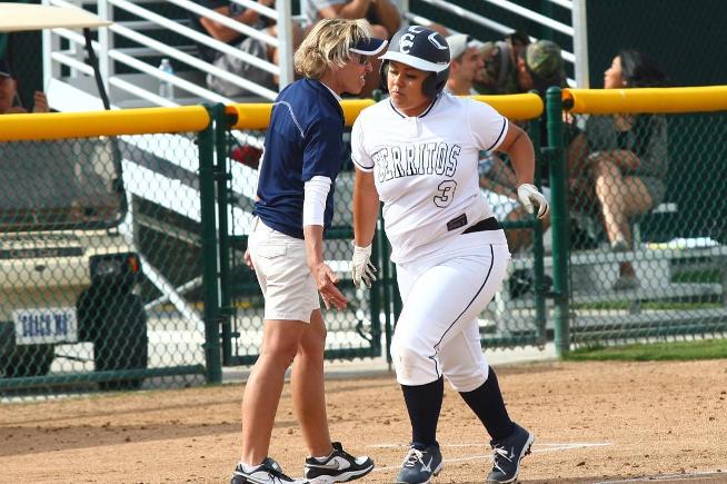 File Photo: A seventh inning home run by Ariana Mejia proved to be the winning run in a 4-3 win over LBCC