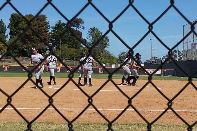 The Cerritos softball team opened the Super Regional with a 7-4 win over Palomar
