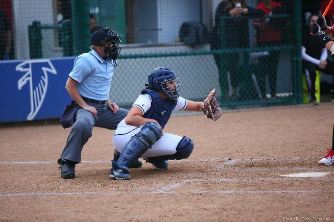 File Photo: Krystal Purkey drove in a run with a bases loaded walk for the Falcons