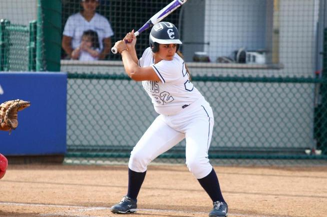 File Photo: Crystal Cano had a pair of hits for the Falcons in their loss to ECC