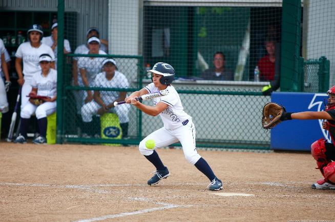 File Photo: Cheyann Samuelson had two of the Falcons five hits on the day