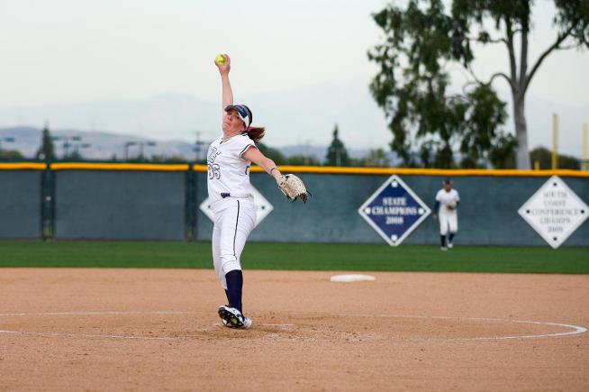 File Photo: Kristen Voller allowed just one run on three hits