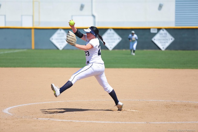 Kristen Voller earned the pitching win and drove in a pair of runs