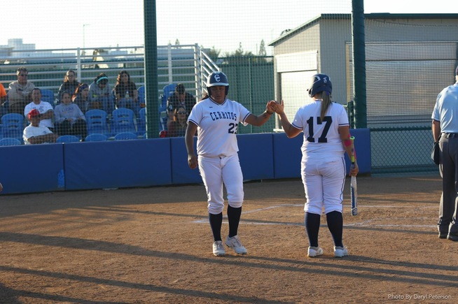 File Photo: Briana Lopez (27) hit her state-leading sixth home run in the Falcons loss