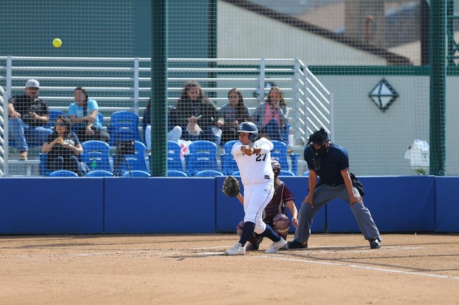 File Photo: Briana Lopez leads the Falcons with 18 home runs this season