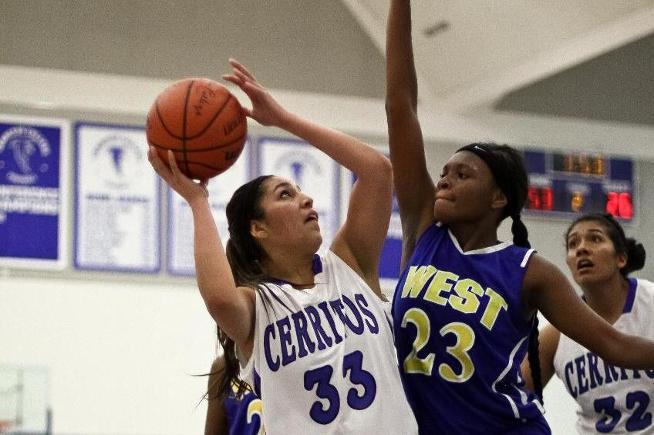 File Photo: Cassidy Carrillo played well off the bench for the Falcons at the Sequoias Tournament