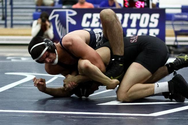 File Photo: Greg Barrera came in fourth place at 141 pounds at the Fresno Open
