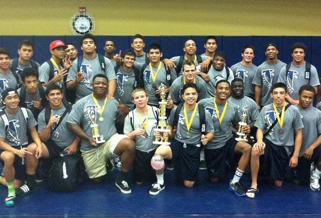 The Cerritos wrestling team won their second tournament of the year