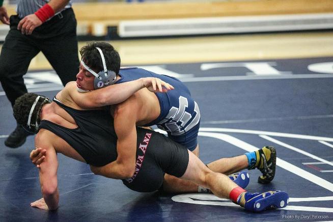 The Cerritos wrestling team posted a 31-14 win over Santa Ana