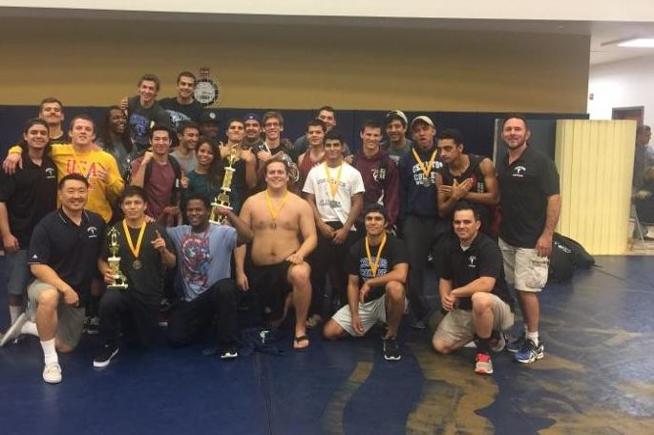The Falcon wrestling team won the West Hills Tournament