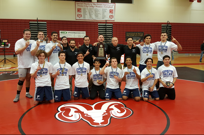 The Falcons captured the Team Dual State Championship