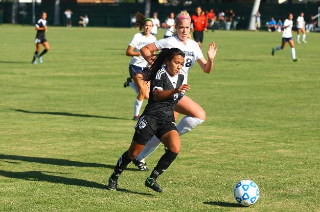 File Photo: Caro Ornelas scored the team's fifth goal on a penalty kick, as the Falcons defeated Cosumnes River