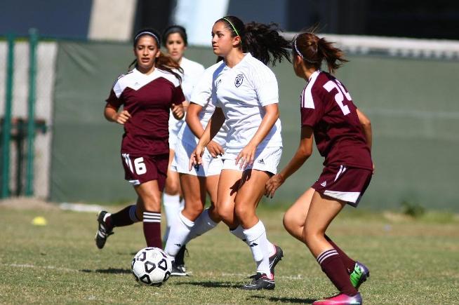 File Photo: Clara Gomez helped anchor a Falcon defense that posted their 10th shutout on the year