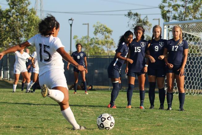 Adriana Velasquez had an assist in the Falcons 4-0 win over Irvine Valley
