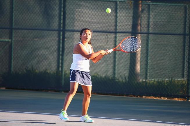 File Photo: The Falcon women's tennis team swept Long Beach City, 9-0