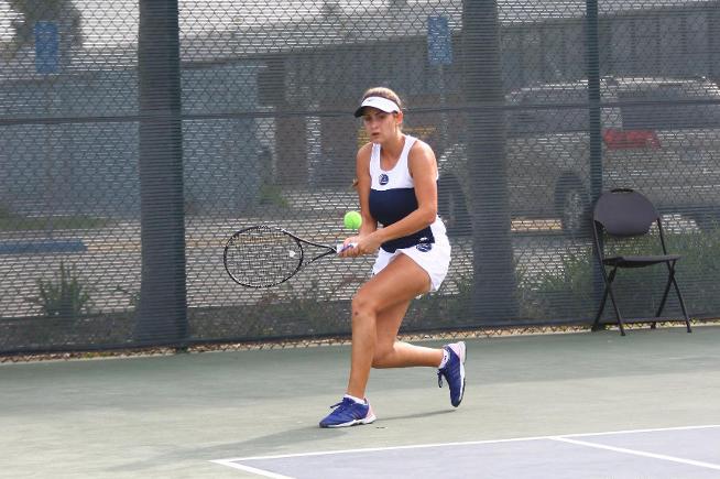 Jovana Milosevic and the Falcons defeated College of the Desert, 9-0