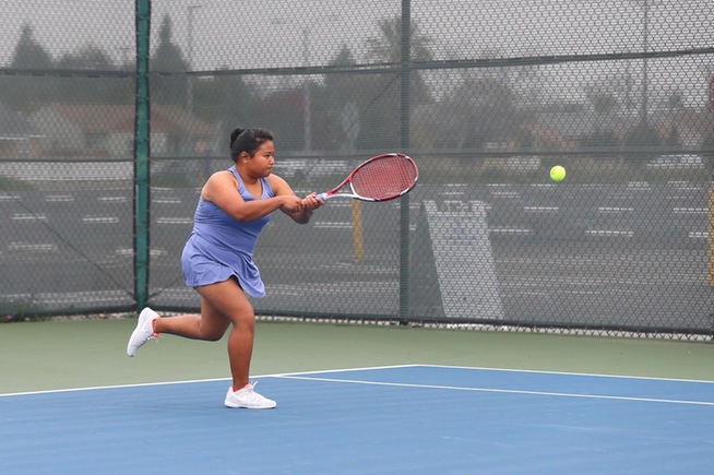 File Photo: Mary Navalta won her singles match in three sets