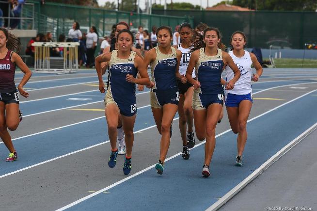 Cerritos runners took five of the top seven places in the 800 meters