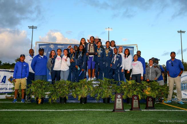 The Cerritos women's track and field team won their sixth CCCAA State title in 11 years