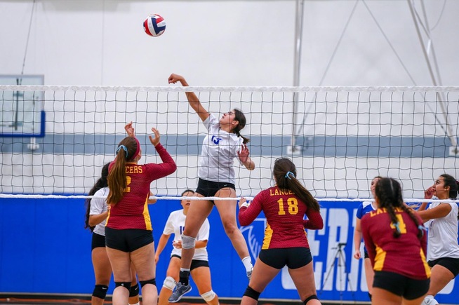 Alexia Torres finished with nine kills in the five-set loss to Pasadena City