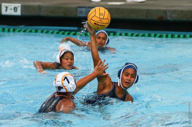 The women's water polo team picked up a pair of conference wins on the day