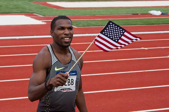 Ameer Webb wins US Championship in the 200 meters