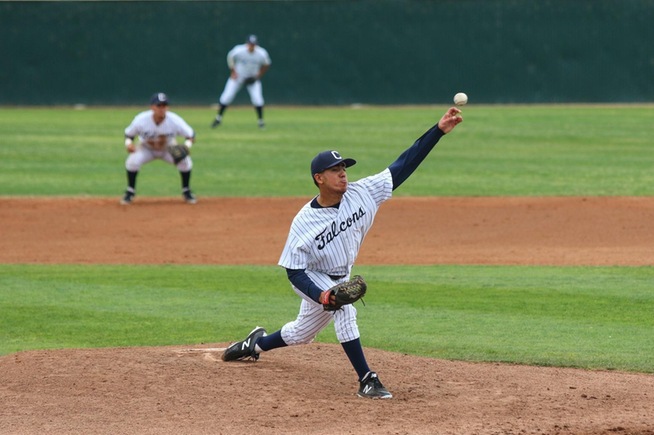 File Photo: Gil Romero pitched the first 6 1/3 innings in the Falcons win over Palomar