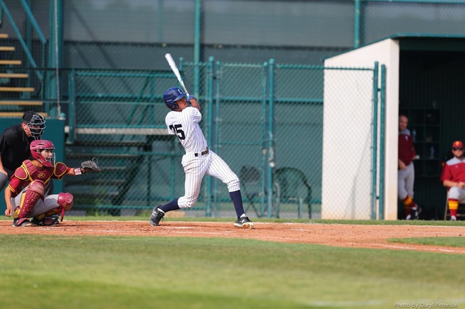 Michael Gonzales had an eight-inning triple and scored the tying run for the Falcons