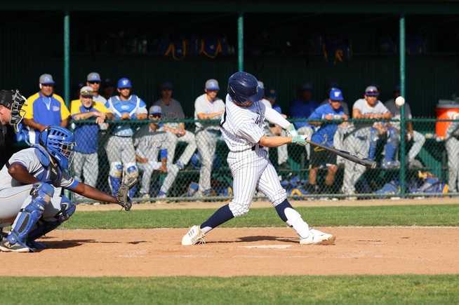 File Photo: Bodie Parker drove in the game-tying run in the seventh inning for the Falcons