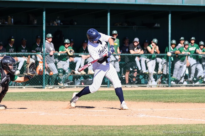 File Photo: Ryan Skjonsby clubbed a two-run home run in the 12th inning to lead the Falcons to a win over LA Harbor