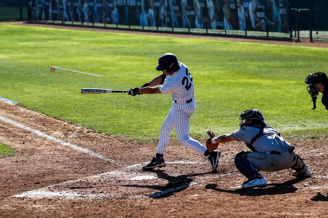 Alonso Reyes had reached base three times for the Falcons against Fullerton
